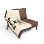"I’m a Mess" Woven Throw Blanket – Funny Self-Care Cozy Décor