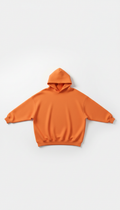 Oversized Hoodie—Vivid Red Graphic